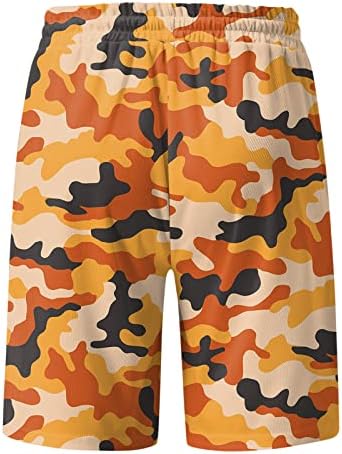 גברים של בגדי ים גברים של אביב קיץ מקרית מכנסיים מכנסיים מודפס ספורט חוף מכנסיים עם כיסים