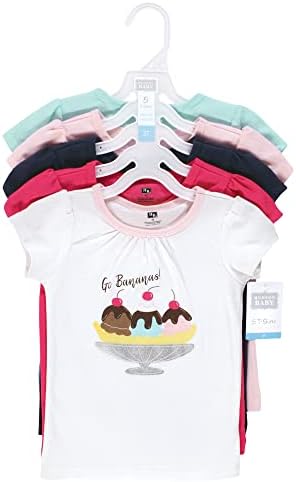 חולצות טריקו של שרוול קצר של הדסון תינוקות, גלידה דינו, 18-24 חודשים