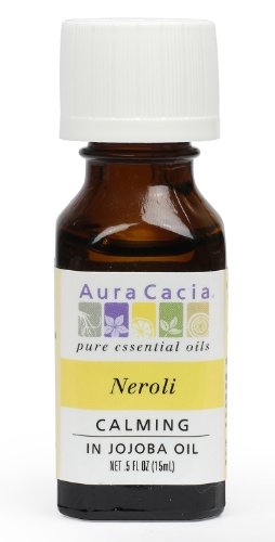 Aura Cacia שמן אתרי, נרולי מרגיע, 0.5 גרם נוזלים