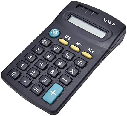 מחשבון MWP מחשבון שולחן עבודה של Office, מחשבון אלקטרוני מחשבון מחשבון LCD נייד מחשבון שולחן כף יד למשרד יומי ובסיסי