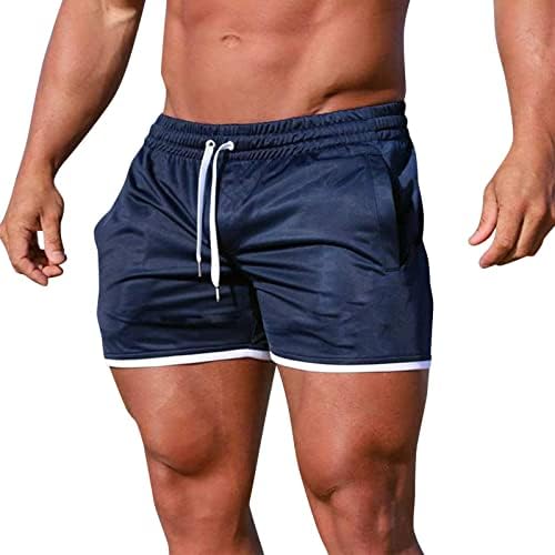 מכנסי אימון לחדר כושר לגברים יאנגיים מפעילים מכנסיים קצרים של ספורט קיץ קצר עם כיס עם כיס