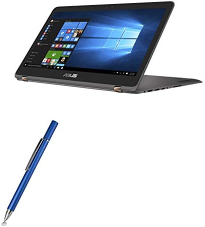 עט חרט בוקס גלוס תואם ל- Asus Zenbook Flip UX360UA - Finetouch Cabecitive Stylus, עט חרט סופר מדויק עבור Asus Zenbook Flip UX360UA - כחול ירח