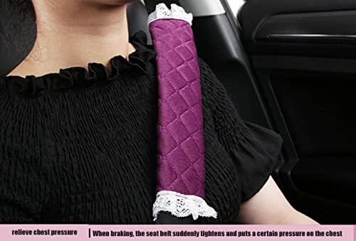 Weimay רכב חגורת בטיחות כרית כתף כיסוי רצועות רתמת נוחות רצועות חגורת בטיחות רצועת חגורת בטיחות רצועת חגורת בטיחות 2 מחשבים