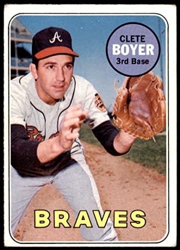 1969 Topps 489 Clete Boyer Atlanta Braves Braves Good